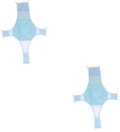 TOYANDONA 2 Stk Badeunterstützung Badesitze für Babys drehbarer Ständer Babybadewanne für Neugeborene Babywanne Baby-Badesitz-Stütznetz badesitz unterstützung Kreuzen Badenetz