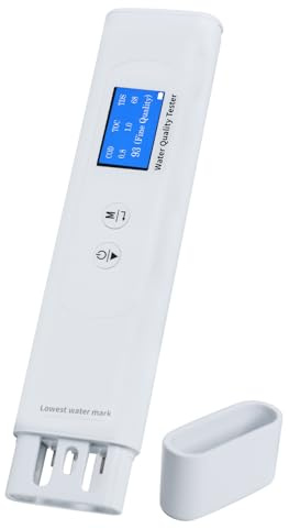 Wassertester für Trinkwasser – Tragbares 6-in-1 Messgerät für TOC, COD, EC, UV275, Temp & TDS Digitales Wasserqualitäts-Messgerät für Zuhause, Wandern, Camping, Brunnen