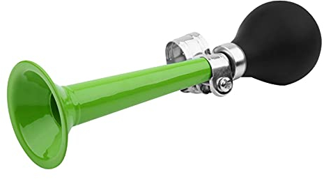 Fahrradhupe, 2,2 Zoll Tragbare Fahrrad-Lufthupe, Gummi-Quetschbirne, Klassische Fahrradhupe, Trompetenalarm für Fahrräder, Mountainbikes, Strandautos, Fahrzeuge, Motorräder (Green)