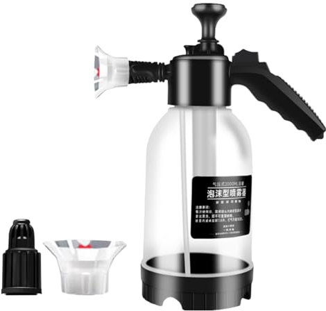 Pulvérisateur à pression - Matériau haute performance - Pulvérisateur à main - 2 litres - Avec contrôle de la brume fine - Polyvalent - Pour le lavage des voitures, des et de la maison