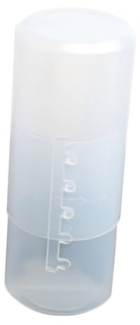 HAMPPLIES Porta Pennelli per Cosmetici in Pvc Trasparente Bianco Copertura Antipolvere, Organizer Portatile per Pennelli Cosmetici da Viaggio e Uso Domestico