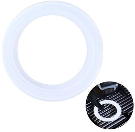 Gettimore Dichtungsring für Kaffeemaschinen, 58 mm Außendurchmesser, 41 mm Innendurchmesser, lebensmittelechte Silikondichtung, kompatibel mit Breville Espressokocher Ersatzteil, Weiß