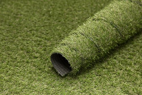 AKCILA Kunstrasen AIMSLEY 21mm 150x250 cm Kunstrasen für Balkon, Terrasse, Garten, Poolbereich, weich Wasserdurchlässig Grün Artificial Grass, Outdoor Kunstrasen Rollrasen mit Meterware, Rasenteppich
