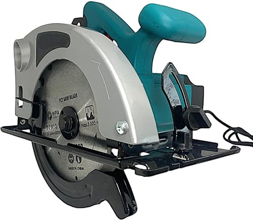 Sega Circolare a Immersione 185 mm 1600W, Profondità di Taglio 65 mm a 90° e 42 mm a 45°, 4500 giri/min, Inclinazione Regolabile 0-45°, Ideale per Legno, PVC e Metalli Morbidi