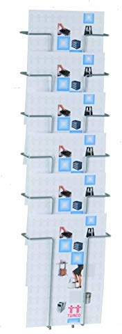 TWINCO Wandprospekthalter Twin Agenda Silber A4 6 Fächer VE=1
