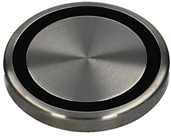 LUTH Premium Profi Parts Knebel Drehscheibe Tipp-Pad TwistPad® 50mmØ für Kochfläche oben magnetisch kompatibel mit Neff 10004928 für Kochfeld Herd Backofen