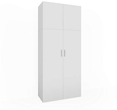 Vicco Aktenregal Frank, Weiß, 80 x 182.4 cm