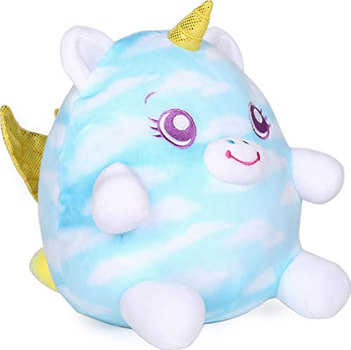 Dream Beams - Söt, mysigt plyschdjur, Glow in the Dark, tvättbar, från 0 år (30 cm, Pablo (Pegasus))