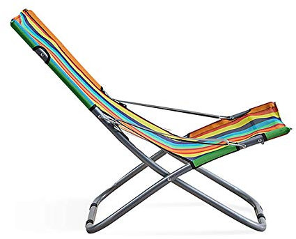 Gartenliegen und Liegen - Verstellbarer Winkel - Ergonomischer klappbarer Lesesessel Leichte Büro-Entspannungsstühle mit Armlehne