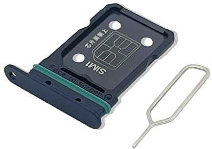 Eonpam Tiroir Carte SIM pour (Oppo Find X3 Neo) Support Qualité d'origine Remplacement Plateau Memory SD Slot carte SIM avec aiguille SIM(Noir)