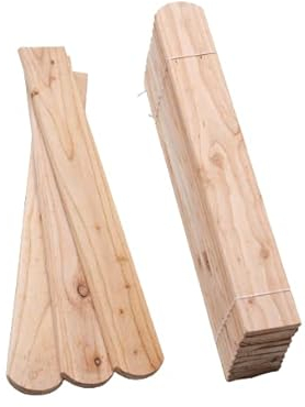 Zaunlatten 2x9x100cm Sibirische Lärche 25 Stück Muster A