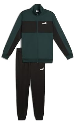 PUMA Unisex Poly Colorblock Suit Strickanzüge, Grünes Gelände, L EU