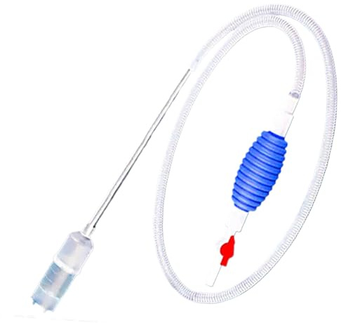Pompa Più Detergente Per Acquario, Pompa Manuale Per La Pulizia 'acquario, Ghiaia Del Serbatoio Di Pesce, Sifone Facile Da Usare, Applicazione Multiuso, 80 G Per Case Di Tartarughe, Stagni Di Rett