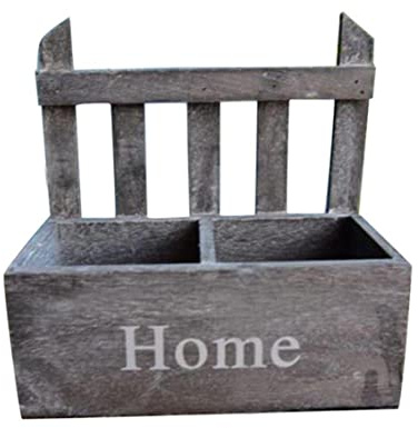 Pots pour Plantes, Pendaison de Panier à Fleurs en Bois Suspendu planteur de Vase Plante pour Vase pour Le Jardin Maison décoration Gris