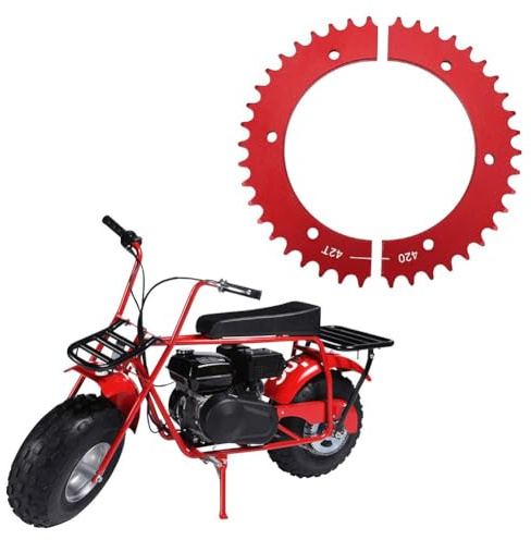 CashMuch Universale Split Pignone 420 Catena 42 Denti Ruota di Trazione Posteriore per Predator 212cc 196cc 6.5hp 7.0hp Go Kart Mini Bike Parts