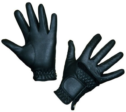 Kerbl 326735 Reithandschuhe Syntex, Gr. XS, schwarz