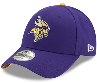New Era 9Forty The League Vikings Cap Basecap Baseballcap Kappe NFL Minnesota Strapback mit Schirm, Minnesota Vikings, One Size (herstellergröße: One Size)