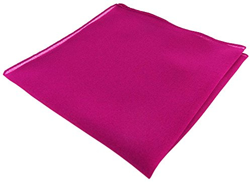 TigerTie - feines Chiffon Einstecktuch in einfarbig Uni - Tuchgröße 30 x 30 cm