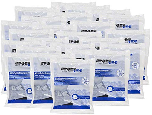 Sport-Tec Kälte Sofortkompresse, Einmal Kühlkompressen, Eiskompresse, 13,5x16 cm, 230 g