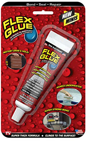 Flex Seal Waterpr Flex Glue Mini Strong Rubberized Waterproof Adhesive, White