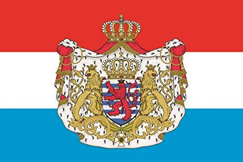 U24 Aufkleber Großherzogtum Luxemburg Flagge Fahne 8 x 5 cm Autoaufkleber Sticker