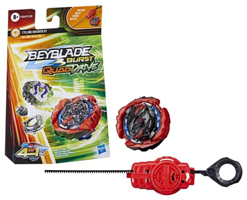 Hasbro - Beyblade Quad Drive Pack Kampfkreisel und Lanzer, Mehrfarbig (F3338EU4)