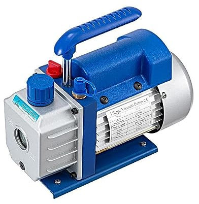 KOZWAY Bombas de vacío Bomba de vacío refrigerante 2.5CFM, Bomba de vacío HVAC de 1 Etapa 1-4HP for Mantenimiento de automóviles de Aire Acondicionado doméstico