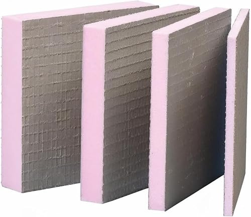 9x Handelskönig Bauplatte XPS, 120 x 60 cm, Stärke: 20 mm, 9 St. = 6,48 m² | Fliesenplatte, Hartschaumplatte, Putzträgerplatte für Bad, Küche, Keller - druckfest, wasserundurchlässig, direkt befliesbar