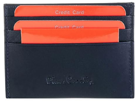 Pierre Cardin Portefeuille pour homme, mince, porte-cartes de crédit, mince, homme, petit mince rfid, cadeau, portefeuille avec porte-monnaie, fin, porte-billets, portefeuille garçon