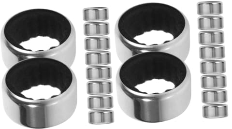 MAGICLULU 20pcs Elegant Wine Drip Stopper Collar Ring for Red Wine Bottles Outdoor