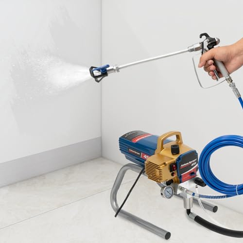 Airless Hochdruck FarbsprüHsystem FarbsprüHgeräT FarbspritzgeräT Wandfarben Lacke Control FüR Dispersions Lasuren Druckregulierung DüSenverläNgerung FarbsprüHsysteme SprüHgeräT Fassaden 1500W 220V