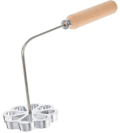 Garneck 2 Pezzi Per Snack Sani E Salutari Gadget Da Cucina Per Friggere Con Manico in Legno