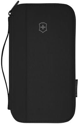 Victorinox Travel Essentials Reisemappe mit RFID-Schutz, Reisepasshülle, Organizer für Dokumente, Karten, Reißverschlussfach, Damen/Herren