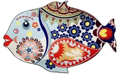 Large Capacity Ceramic Fish Plate Minimalist Creative Sushi Plate Home Steam Fish Salad Plate Multi-functional Seafood Dinner Plate Banquet Western Food Dinner Plate Suitable For Hotel And Catering(Li