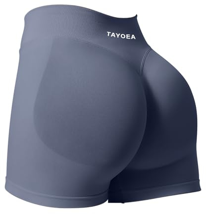 TAYOEA Sport Shorts Damen Scrunch Kurze Sporthose Push Up Kurze Leggings Butt Lifting Gym Short Nahtlose Workout Radlerhose Damen