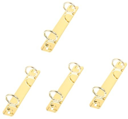 OSALADI 4pcs Binding Spine Combs Metal Binder Spine Insert Portable Folder Comb for Notebook Binder Organizer