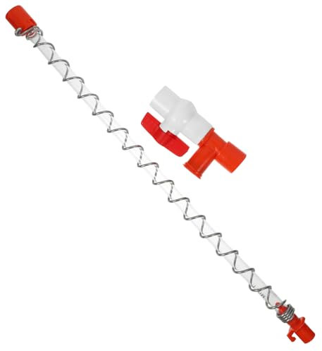 Levemolo Combination Set of Water Pressure Regulator End Valve Water Level Display Hose for Poultry Farm System Farm Supplies