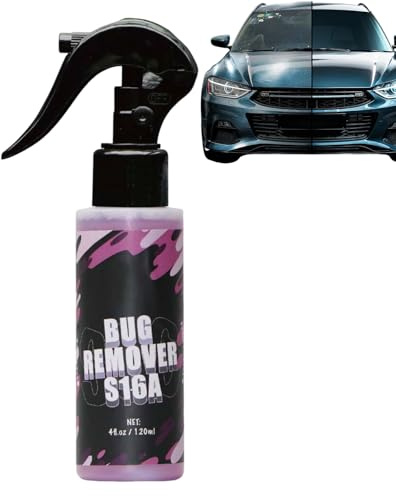 Rimuovi Resina Per Auto | Liquido Detergente Vetri Senza Aloni - 120Ml Scioglie Rapidamente per Carrozzeria Finiture Parabrezza Veicolo