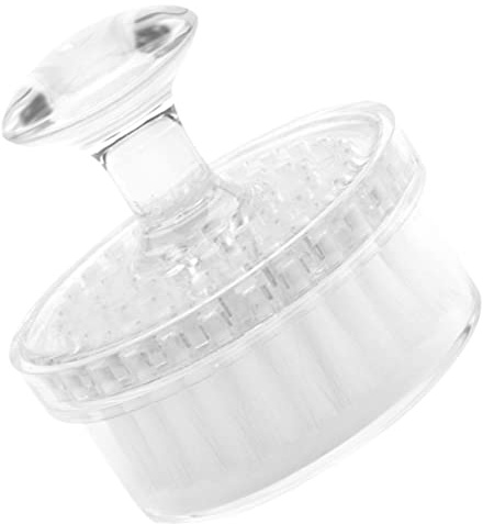 Veemoon Spazzola Viso Pulizia Manuale Bianco in Pp per Donne con Funzione Esfoliante e Rimozione Profonda di Olio e Sporco, la Cura Giornaliera del Viso