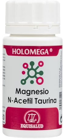 Holomega Magnesio N-Acetil Taurina de Equisalud, 50 cápsulas