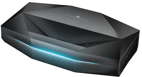 AWOL Aetherion Pro Ultrakurzdistanz Beamer 4K RGB, PixelLock Clarity, 2600 ISO-Lumen, 6000:1 Nativkontrast, 110% Rec.2020, Dolby Vision & Atmos, 1ms Input Lag, Kurzdistanz Beamer 4K Heimkino & Gaming
