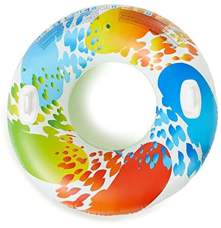 Intex 58202 - Schwimmreifen Color mit Griff 3P Free, 1 Packung