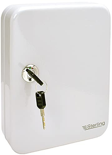 Burg Wachter KC15 Wall Mounted Steel Key Cabinet, Grey, 160x200x60mm