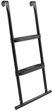 Salta Trampolin Leiter mit 2 Trittstufen - 52 x 98cm - Schwarz