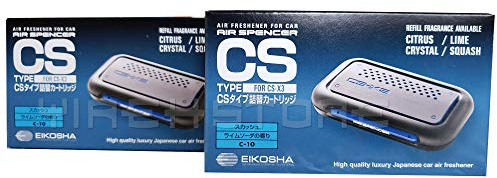 CSX3 Squash Air Spencer Refill x 2 Packs, JDM Car Air Freshner CS-X3 Squash