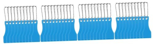 UKCOCO 40piezas Rascador De Etiquetas De Plástico De Herramienta Portátil Para Quitar Adhesivos y Raspar Superficies Planas y Curvas Para Tarjetas De Lotería