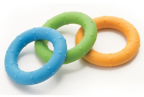 Weplay KT3002-006 'Squeezer' Ring, Ø 6,5 cm, Mehrfarbig, 6-teilig (1 Set)