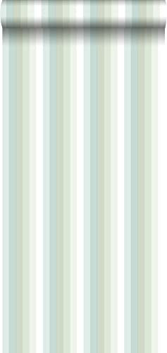 Esta Home Tapete Regenbogenstreifen Mintgrün 53 cm x 10.05 m