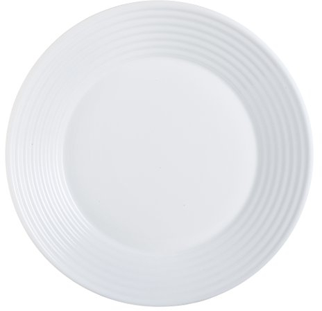 Luminarc P2169 Harena 7.25 Dessert Plate, Set of 6, Set, 1, White