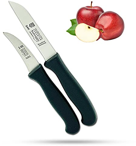 SMI – Solingen Paring Knife Set Germany Peeling Knife birds beak knife for Fruits and Vegetable Straight & Curved Stainless Steel Sharp Blade